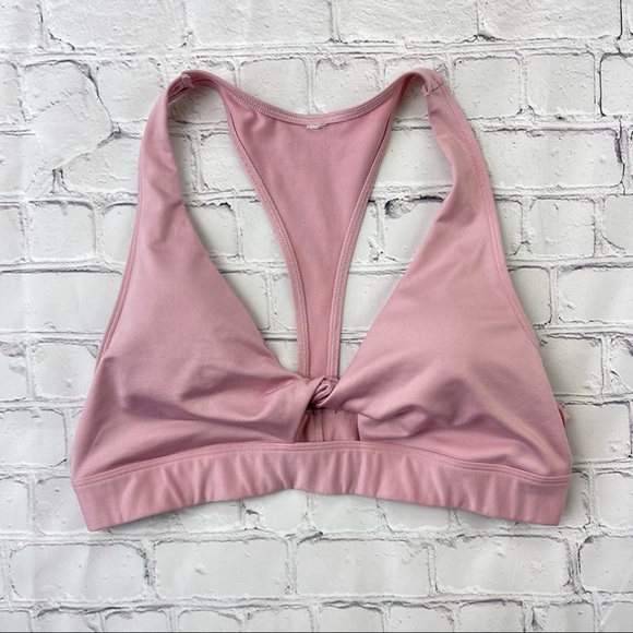 Victoria’s Secret PINK Ultimate Twist Front Sports Bra Light Pink Size Large - Picture 7 of 9